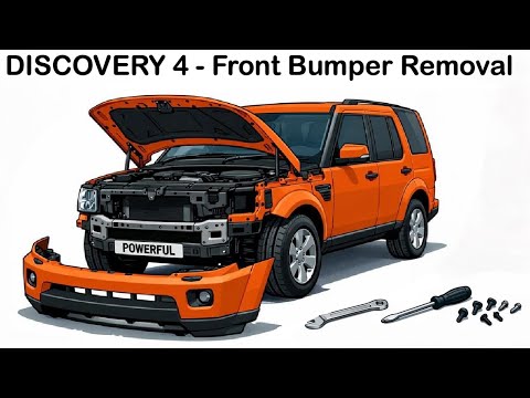 How to Remove / Swap the Front Bumper on Land Rover Discovery 4 LR4