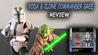 Yoda &amp; Clone Commander Gree (Star Wars Black Series) - REVIEW (Clones of the Republic 2-pack)