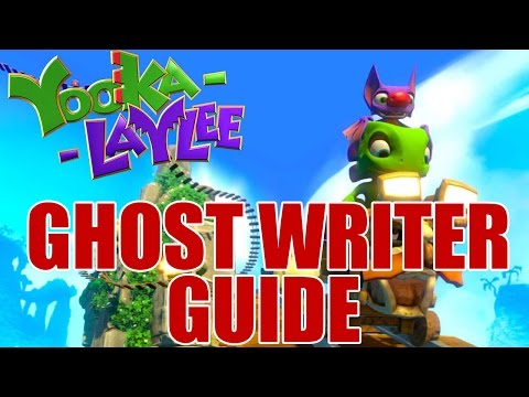 Yooka Laylee Ghost Writer Location Guide - Glitterglaze Glacier