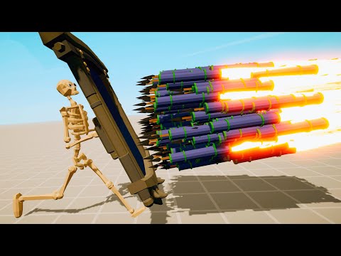 SKELETON MIRROR SHIELD vs EVERY GOD | TABS - Totally Accurate Battle Simulator