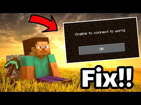 Fix unable to connect to world in minecraft (PS4,XBOX,PC,PS5)