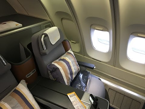 Lufthansa 747-400 Business Class, Seattle to Frankfurt