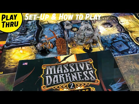 How to Play MASSIVE DARKNESS 2 HELLSCAPE Set-Up, Basics of Play, and Tutorial Playthrough