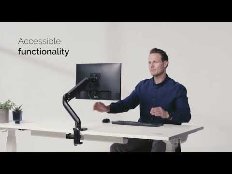 Dual Monitor Arm - Black - Image 2