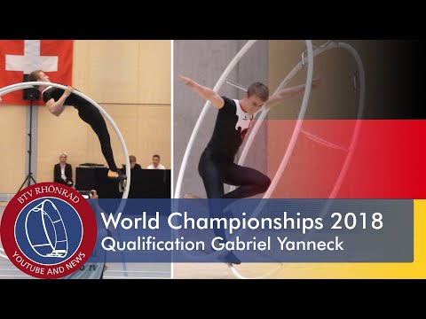 Weltmeisterschaften in Rhönradturnen 2018 Qualifikation Yanneck Gabriel