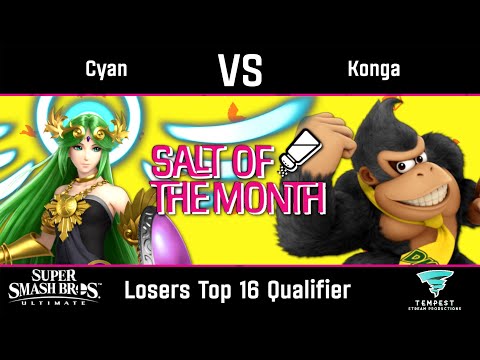 Cyan (Palutena) vs Konga (Donkey Kong) - Ultimate Losers Top 16 Qualifier - Salt of the Month #4