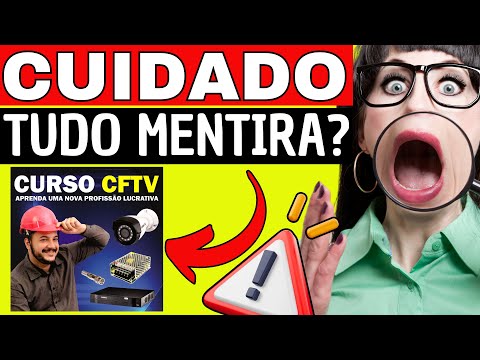 CURSO DE CFTV - APRENDA UMA NOVA PROFISSÃO(❌TUDO MENTIRA?❌)CURSO OPERADOR DE CFTV COMPLETO