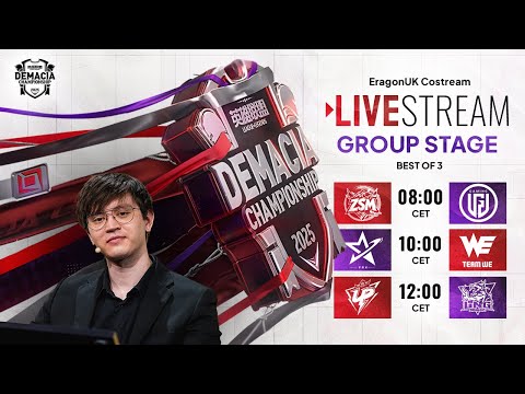 🔴 Demacia Cup Costream | ZSM vs LGD, FRK vs WE, UP vs LNG 🔴
