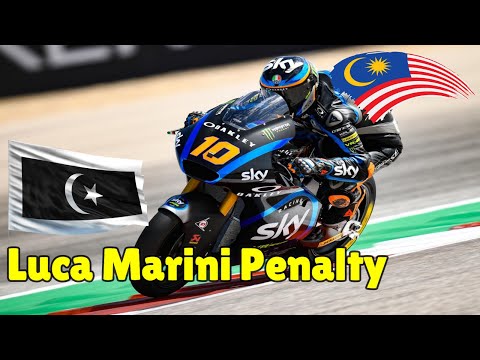 Motogp 20 Luca Marini Got Penalty Americas GP Gameplay