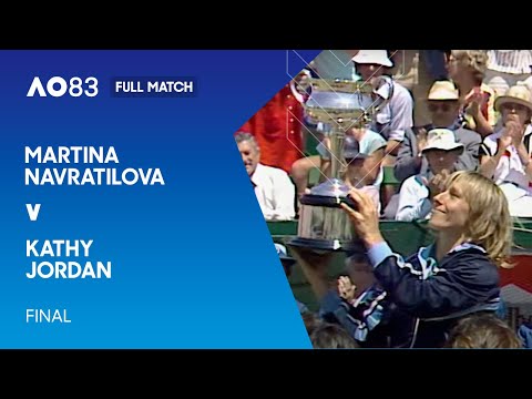 Martina Navratilova v Kathy Jordan Full Match | Australian Open 1983 Final