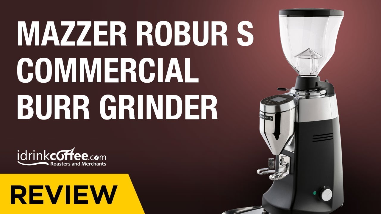 Mazzer Robur S Electronic Conical Burr Grinder - White video