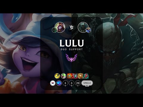 Lulu Support vs Pyke - KR Master Patch 14.7