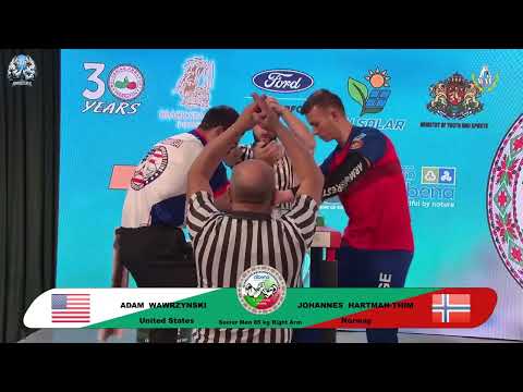Adam Wawrzynski vs Hartman-Thim Johannes | Up to 85 kg | XLVI WORLD ARMWRESTLING CHAMPIONSHIP | 2025