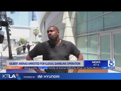 Former NBA star Gilbert Arenas pleads not guilty to illegal gambling charges