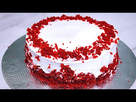 Delicious Rich Red Velvet Cake frosting | Birthday cake | Step by step | Homemade