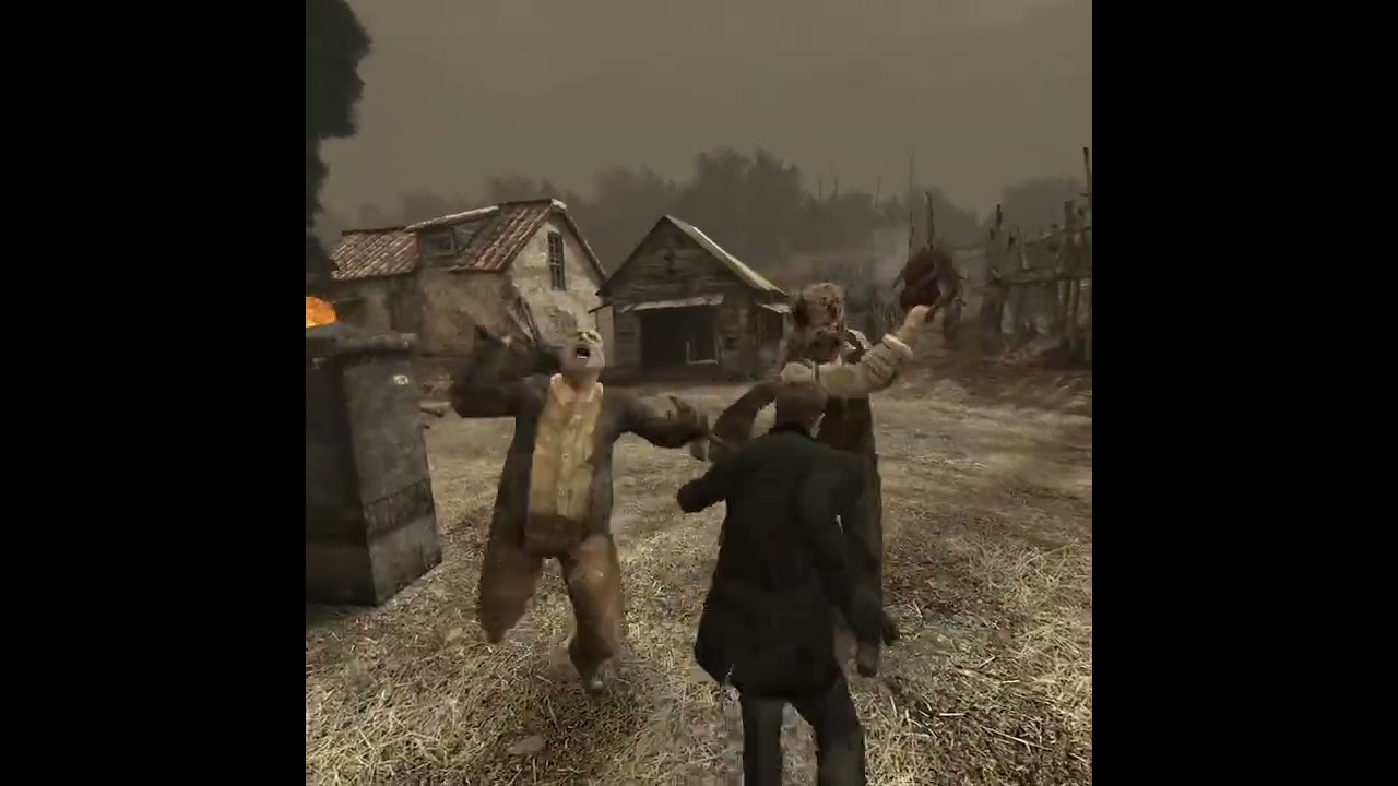 RE4 + VR + Modded Enemies + Mercenaries Character = Insane level of fun!
