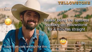 Walker being the sassiest cowboy on Yellowstone for 4 minutes straight video