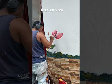 Arte en vivo,Herveo,Tolima. #arte #herveo #flores #turismo #colombia