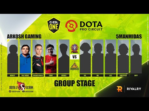 Arkosh Gaming vs 5ManMidas - DPC NA 2021/22 Tour 2: Division II - Group Stage - B03