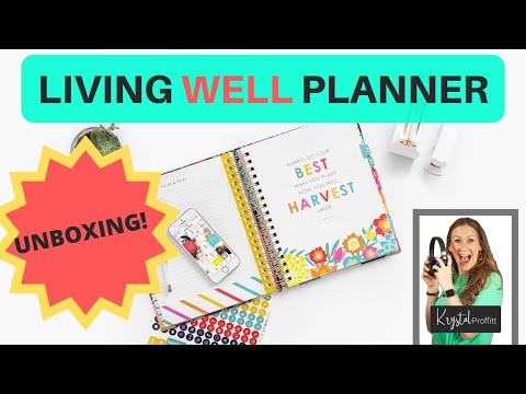Living Well Planner Unboxing and Review - YouTube