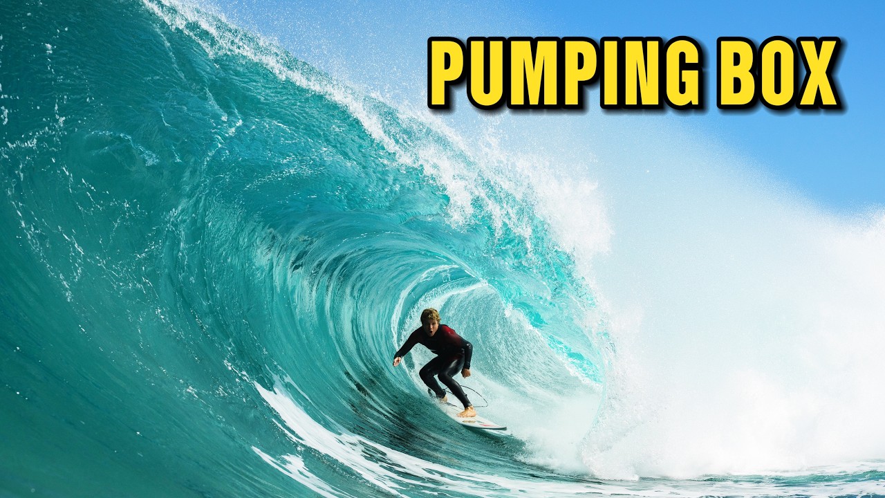 I got my BEST waves EVER at THE BOX...