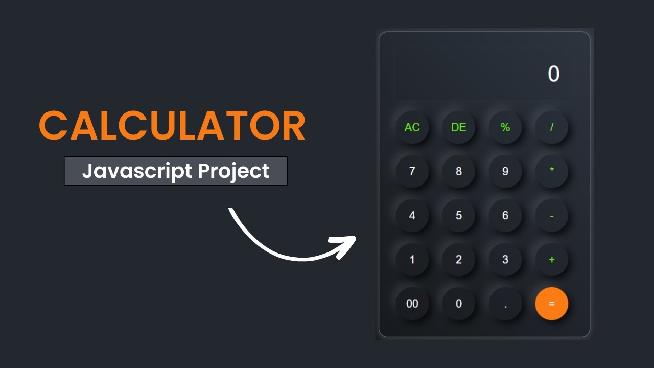 How to make a Calculator using HTML CSS JavaScript