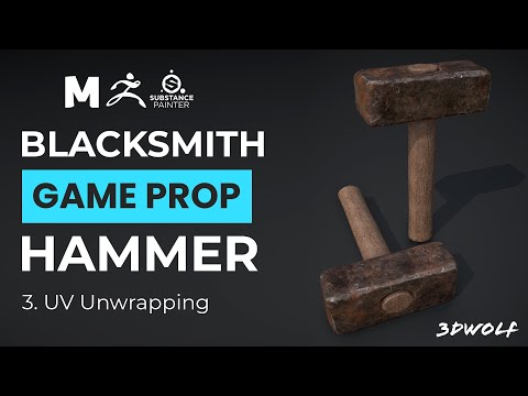 BLACKSMITH HAMMER Game Prop Modeling in Maya Zbrush and Substance Painter 1 Creating Base mesh