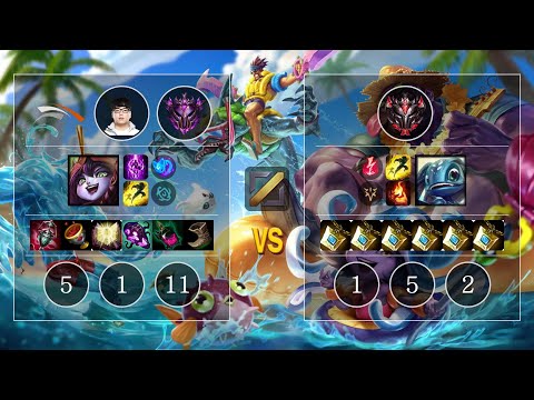 HLE Lava Lulu vs Fizz Mid - KR Patch 10.12
