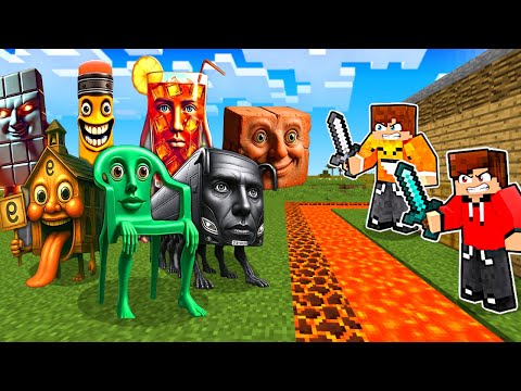 NEW BRAINROTS vs SECRET BASE in Minecraft!