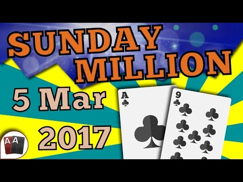 [5 March 2017] PokerStars Sunday Million Final Table Replay (Cards-Up) | Series Player