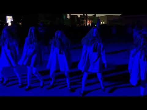 M3GAN Flash Mob at Halloween Horror Nights 32. Friday November 3rd by Mel's Drive-In