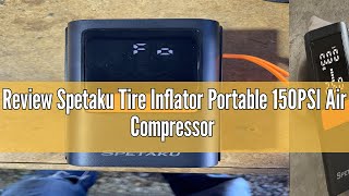 Review Spetaku Tire Inflator Portable 150PSI Air Compressor 9000mAh Air Pump for Car Tires Digital P