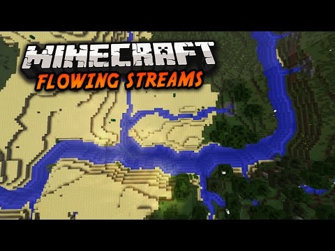 TheNinjaProlog - Minecraft | STREAMS MOD! (FLOWING RIVERS, MOVING WATER) | Mod Showcase