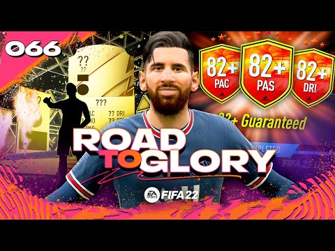 I LOVE these 82+ NUMBERSUP packs!!! FIFA 22 Road to Glory #66