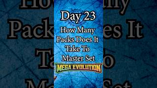 How Many Packs Does It Take To Master Set Mega Evolution!! #pokemon #pokemontcg #pokemoncards