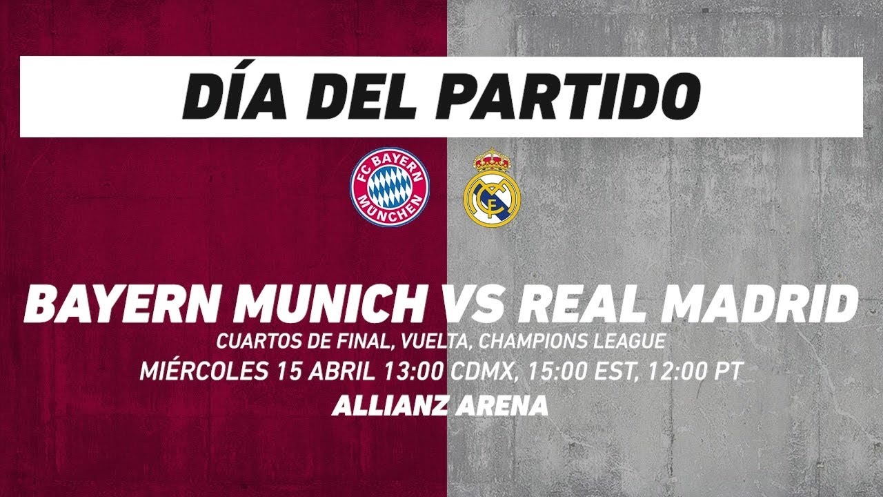 Bayern Munich vs Real Madrid, frente a frente: Champions League