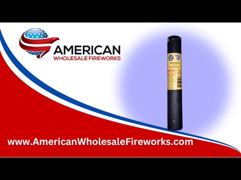 Comet - 30mm Ti Gold Tail With Red Mine WPL30SS 04 GDR .. Available at American Wholesale Fireworks!