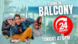 Living In BALCONY For 24 Hours Challenge | Rimorav Vlogs Living In BALCONY For 24 Hours Challenge | Rimorav Vlogs