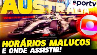 🚨RACE WEEK: HORÁRIOS MALUCOS E ONDE ASSISTIR AO GP DA AUSTRÁLIA DA F1 | FÓRMULA 1 | GP EM CASA+