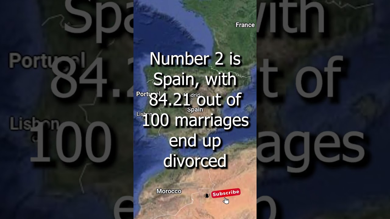 In What Country is More Likely to End Up Divorced? #shorts