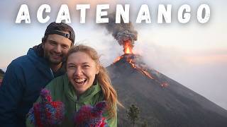 Guatemala's HARDEST Volcano Hike | Acatenango + Fuego 🌋