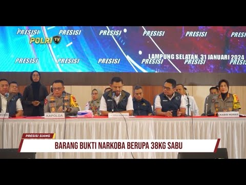 POLDA LAMPUNG UNGKAP JARINGAN NARKOTIKA INTERNASIONAL