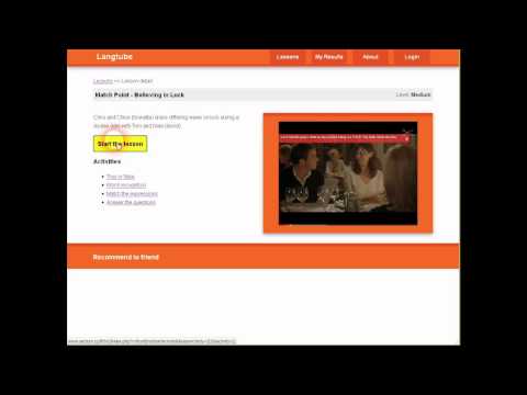 Langtube - procvičování angličtiny pomocí video klipů