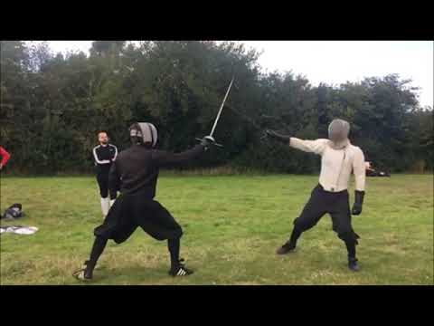 Iacopo Iacoponi FISAS ASD  Rapier sparring with David Pascal 06