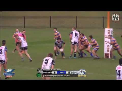 Real NRL Round 9 U18s Highlights - Maitland Whites v Lakes United