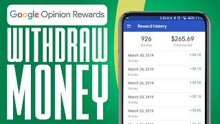 How To Withdraw Money From Google Opinion Rewards (2024) Simple Tutorial