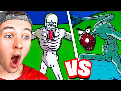 Reacting to SCP SHY GUY vs PROTOTYPE (SCP-001 vs 096)