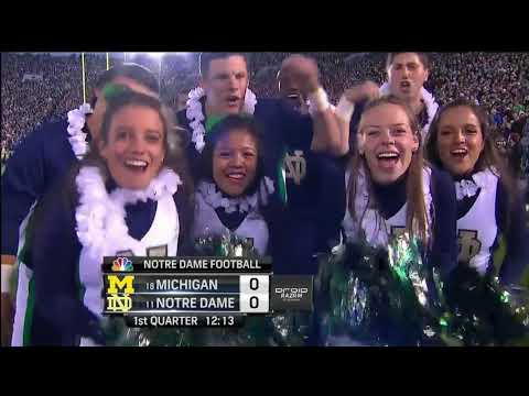 2012 #18 Michigan vs  #11 Notre Dame