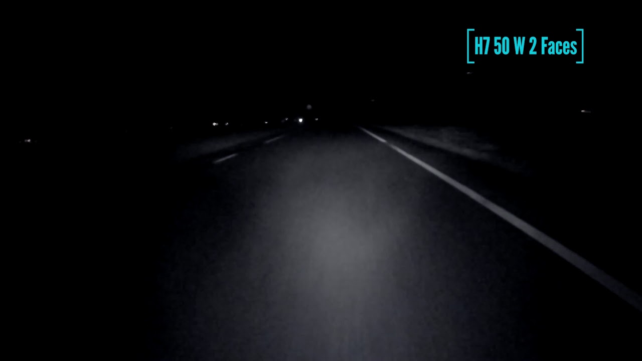 H7 Led 2 faces vs 4 faces Triumph ST 1050