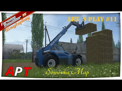 Lets Play LS15 ►Singleplay #11 Sosnovka / Stroh für Kühe